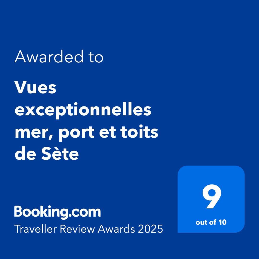 Vues Exceptionnelles Mer, Port Et Toits De Sete Luaran gambar